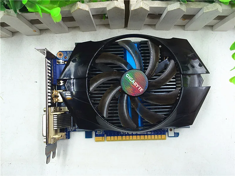 Видеокарта для GIGABYTE оригинальная видеокарта nVIDIA Geforce GTX650TI 1 ГБ 128 бит GDDR5
