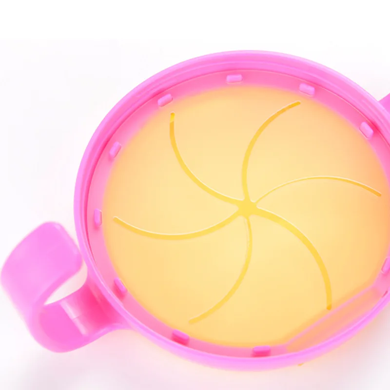 Colorful Baby 360 Rotate Spill-Proof Bowl Feeding Food Snack Dishes Tableware Container With Cover And Handle (4)