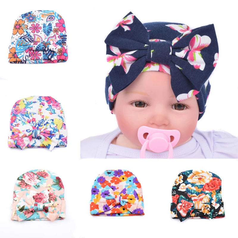 Newborn Toddler Baby Boys Girls Cotton Hat Soft Cap 0-3 Months CYC*
