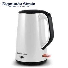 Zigmund& Shtain KE-78 Электрический чайник, 2200 Вт, Низкий уровень шума при закипании, Режим автоматического поддержания температуры воды, Ненагревающаяся внешняя поверхность корпуса
