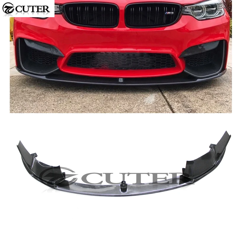 

F82 M4 MP Style Carbon Fiber Front Lip Side Splitters Car Styling for BMW 4 Series F82 420i 428i 435i 2014-UP
