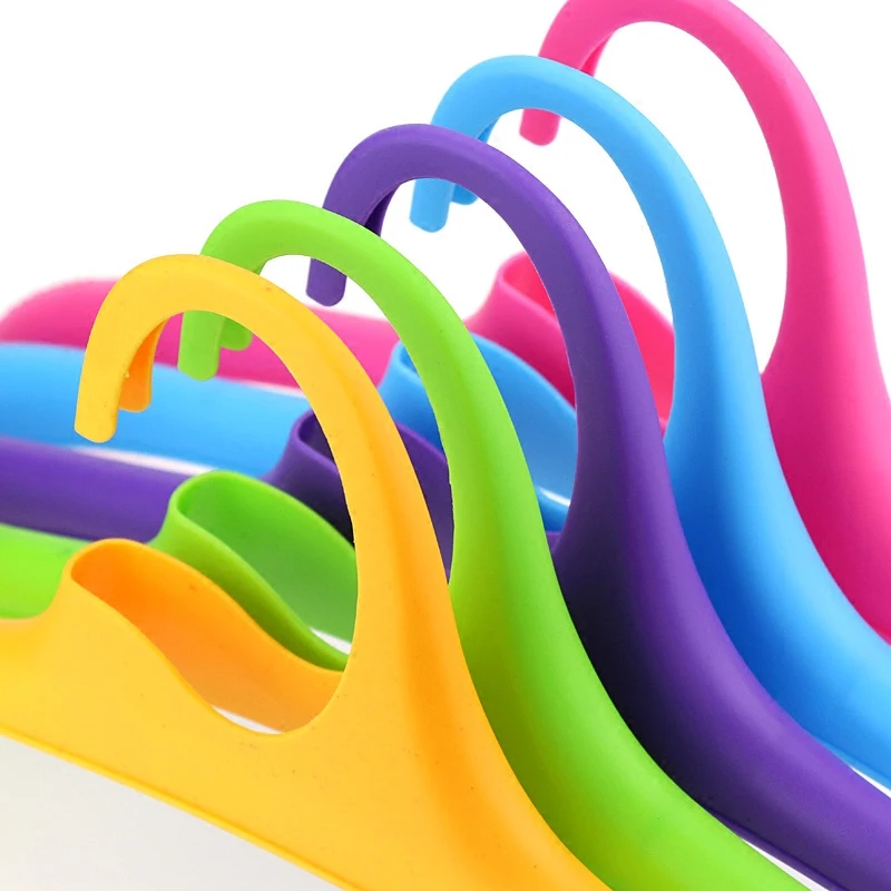 10pcs/lot 45.5cm Light traceless hanger/Plastic indentation hanger/
