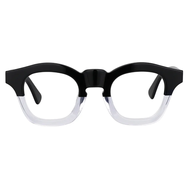 

Zeelool Unisex Acetate Round Rx-able Optical Eyeglasses Frame Rita FA0321
