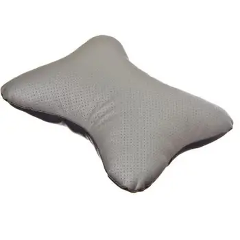 

pillow headrest for neck for auto goods black cushion for car artificial leather Free shipping discount sale 732-012