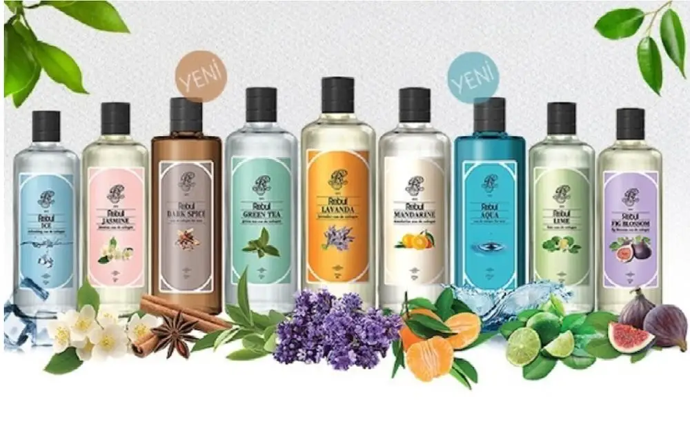 

Turkish Rebul Eau de Colognes "Lavander,Jasmine,Ice,Mandarine,Green Tea..."