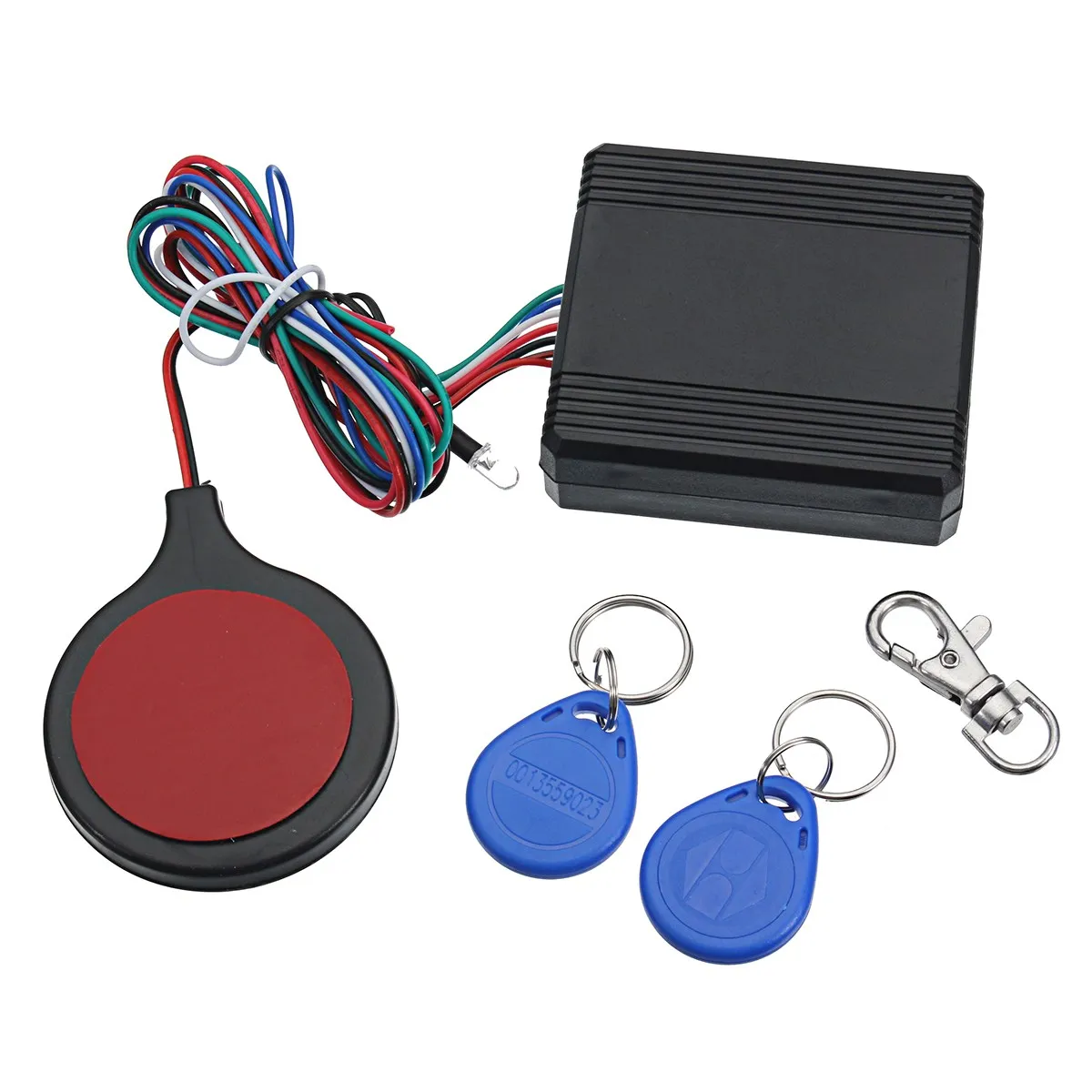 

Motorcycle Safe lock system with Engine Cut Off immobilizer IC card Alarm induction invisible anti-steal lock universal