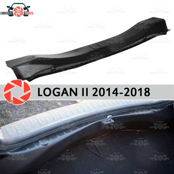 

Cover on the sill trunk for Renault Logan 2014-2018 trunk sill step plate inner trim accessories protection car styling