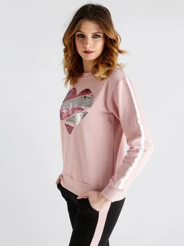 

Sweatshirt with sequins