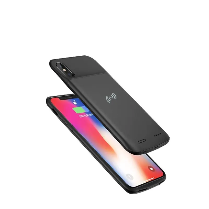 

3200 Mah Battery Case For iphone X Wireless Charging Smart Phone Stand Charger Cover Smart Power Bank For iphone X