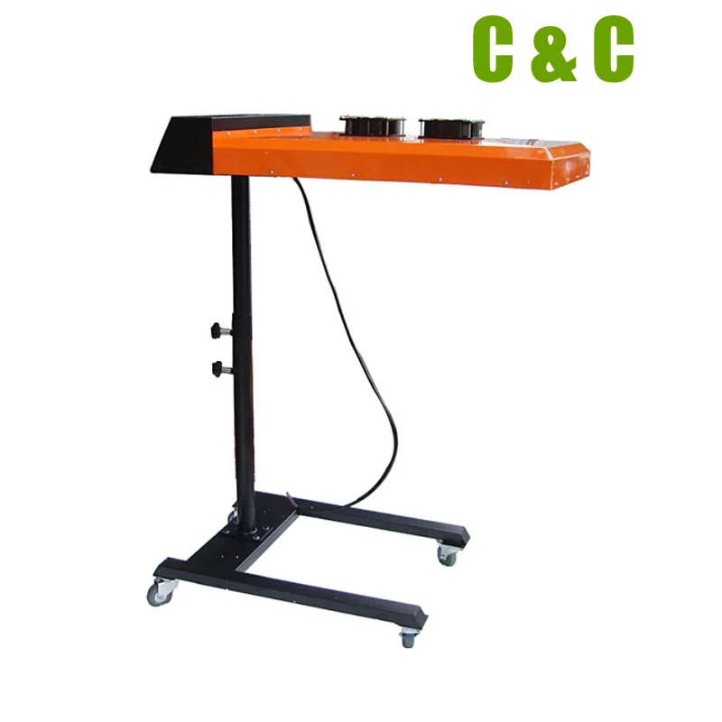 

IR lamp flash dryer screen printing with double fans heating temperature gone up to 200 centigrade NO.AP602C 50x60cm