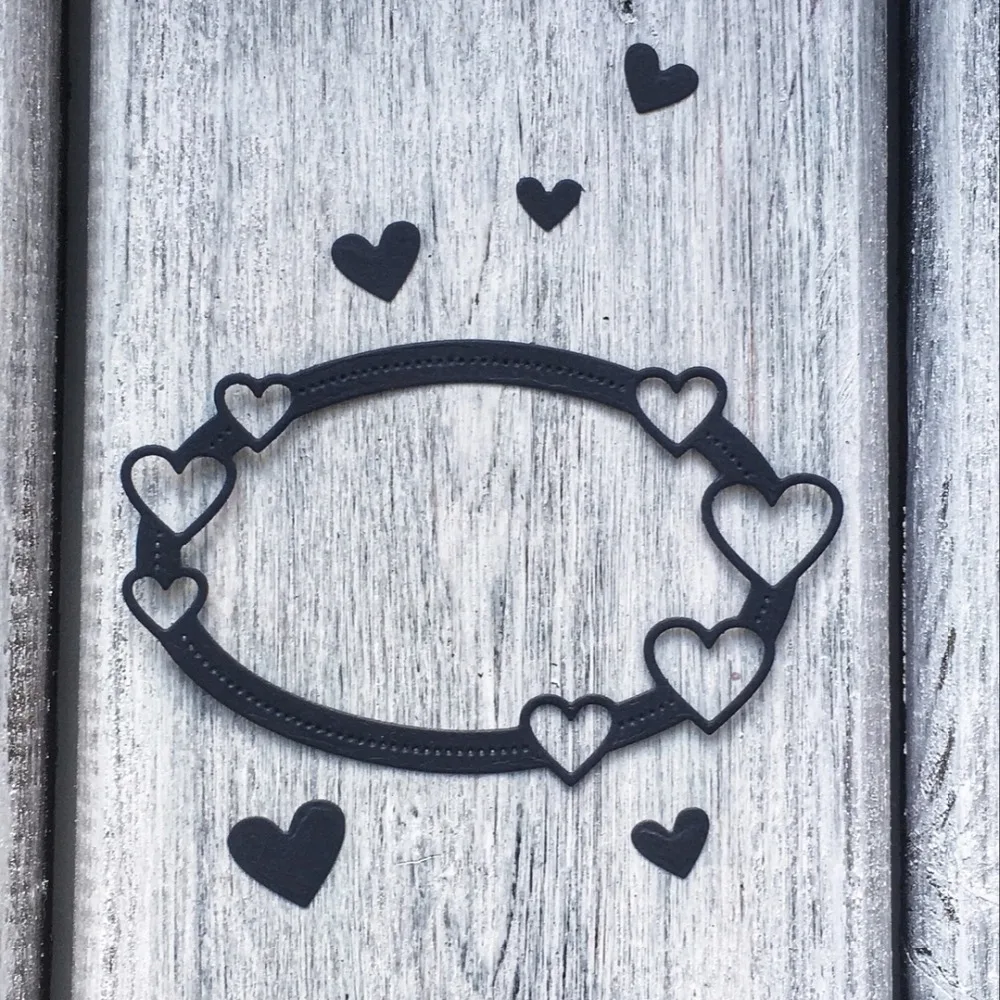 

ArtScrap Frame with hearts For Man Metal Cutting Dies Scrapbooking Card Making Decorative Die Cuts Love Craft Embossing