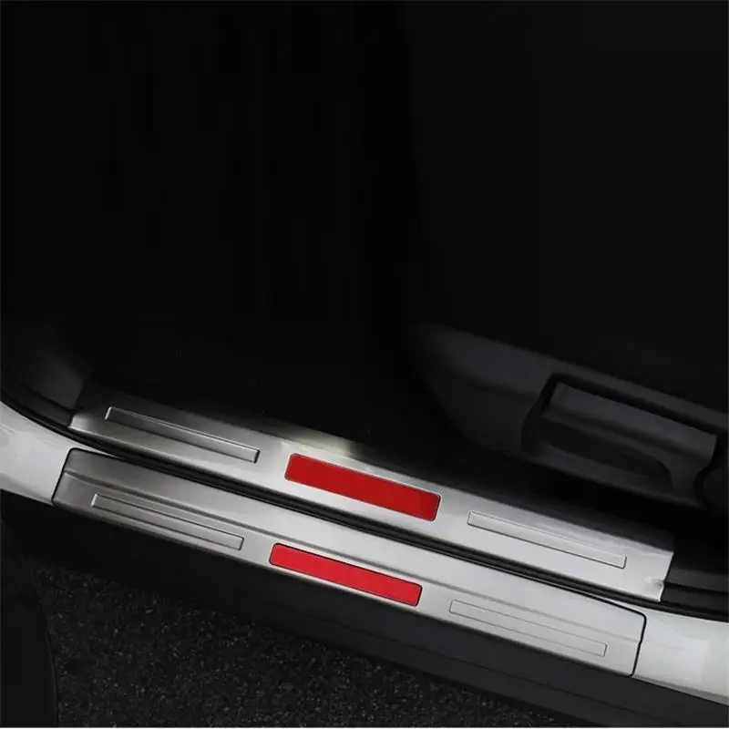 

Trunk Rear Panels Foot Pedal exterior Excent automobile covers car styling bright sequins parts 14 15 16 FOR Nissan X-TRAIL
