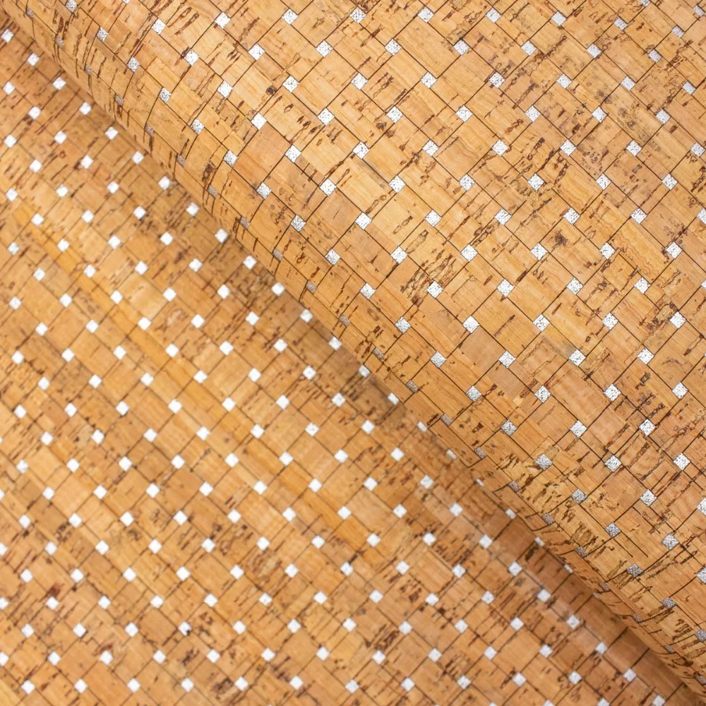 Buy PORTUGAL cork fabric 68x50cm/135x100cm Silver