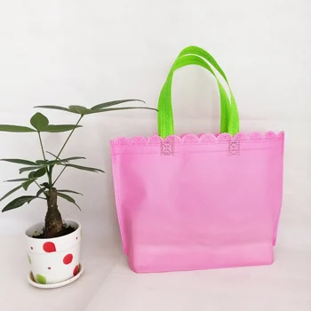 

Kids Birthday Party Favors Lovely Custom Ads Present Wrapping Gift Bags Logo Non Woven Event Christmas Giveaway Packing Tote Bag