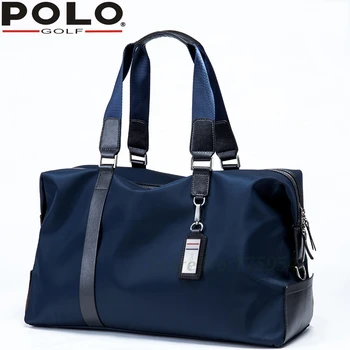

Polo New Golf Bag Men's Clothing Package PU Clothing Bag Large Capacity Light Travel Bag