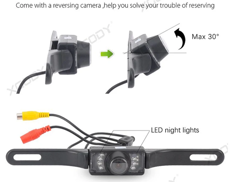 Xgody gps Navigation Truck Car GPS Navigator 128+8GB 7 inch Europa FM Bluetooth Rearview Camera Optional Sat nav Map Free Update