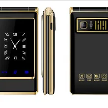 С наушником, двойной экран, флип, сенсорный экран, телефон A15, Две сим-карты, 3,0 дюймов, дешевый, для пожилых, мобильный, сотовый телефон