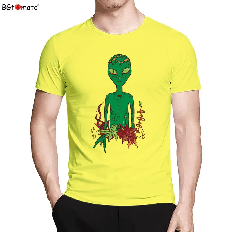 

BGtomato Alien tshirt interesting t shirt men men clothes 2019 hip hop tshirt fashion streetwear hip hop camisetas hombre