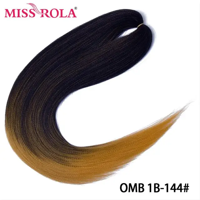 Miss Rola Synthetic Wholesale Bulk 5 Pieces 24 Inch 100g Stretched Jumbo Braiding Hair Kanekalon Pink Twist Braid Hair Extension T1B/Burgundy