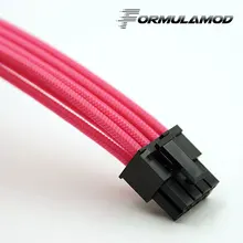 FormulaMod PCI 8Pin Motherboard Power Extension Cable 18AWG 8Pin Extension Cable for water cooling computer FMPCI8P-B