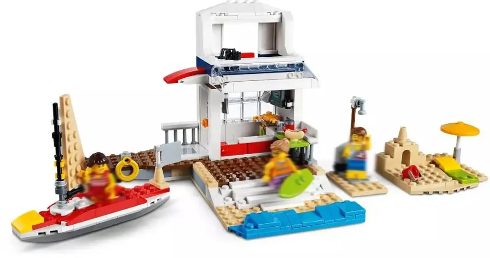 

BELA 11053 3-in-1 Cruising Adventures Set Building Blocks Birthday Gifts Educational Toys For Children 613 Pcs Compatible 31083