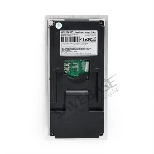 HOMSECUR проводной 7 &quotвидеодомофон с паролем IC Keyfob разблокировка смывное крепление