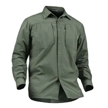 Men Climbing Long Sleeve Army Military Tactical Shirts Spring Outdoor Camping Training Quick Drying Breathable Male Hiking Tops