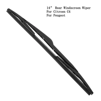

14inch Rear Window Windscreen Wiper Blade Windowshield Wiper For Peugeot 206 406 SW For Citroen C4 Grand Picasso Picasso 2006