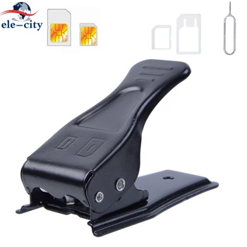 

2019 Universal Double 2 in 1 Micro Nano SIM Card Cutter Micro SIM Card Cutter For iPhone 7 8 X Samsung Card Adapter Ejector Pin
