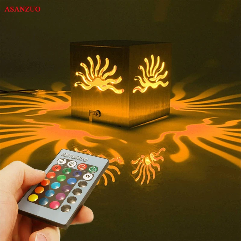 

Modern aluminum sconce Led Wall Light lamp RGB LED Wall Light 3W Colorful For Party Bar Lobby KTV Home Decoration Luminaire