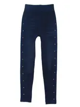 Leggings jeggings calças jeans para crianças C310-5 OEMEN para meninas pequenas estrelas nas laterais de cintura alta transporte da Rússia