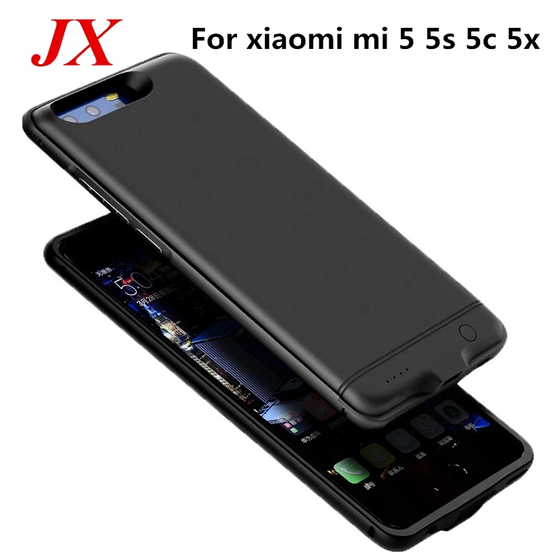 6000 Mah For xiaomi mi 5 5s 5c 5x Battery Case Fashion External Backup Charger Cover Pack Power Case For xiaomi mi 5 5s 5c 5x