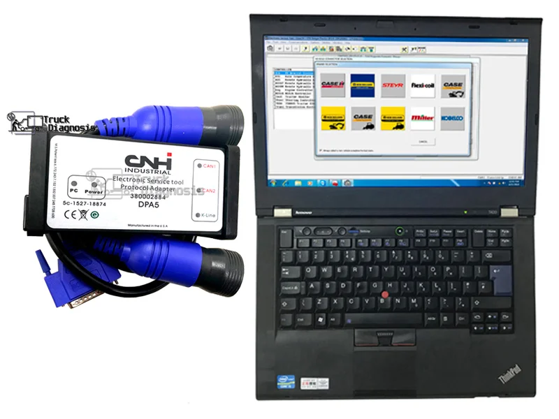 Toughbook cf19 для CNH Est диагностический инструмент с новой голландской чехол для сельского хозяйства диагностический комплект сканер