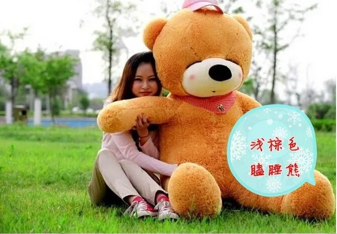 

200CM/2M/78inch huge giant stuffed teddy bear soft toy baby plush toys dolls life size teddy bear soft toy girls gifts 2018