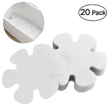 20 шт в форме цветка PEVA противоскользящие наклейки для ванной Безопасные наклейки для ванны и душа 10 см(прозрачные