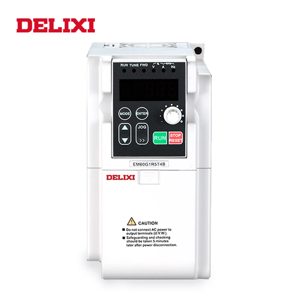 DELIXI AC 380V 1.5KW 3 фазы Входная частота инвертора диски с частотно-регулируемым приводом для мотора Скорость Управление-регулируемым приводом 50Гц 60Гц DC преобразователь частоты