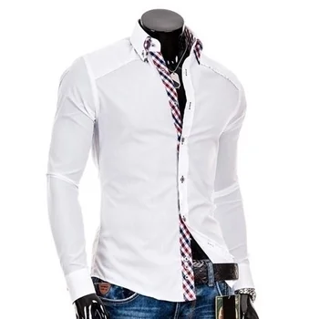 

2018 New men's fashion longsleeved shirt