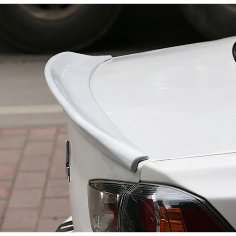 

For Mitsubishi Lancer EX Evo spoiler 2008 - 2015 ABS Plastic Unpainted Primer Color Rear Trunk Wing Spoiler