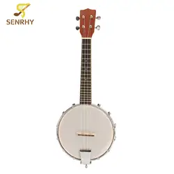 Новый 23 ''Sapele нейлон 4 Strings концерт банджо Гавайские гитары укулеле Уке бас гитары ra для музыкальных Струнные инструменты любителей подарки