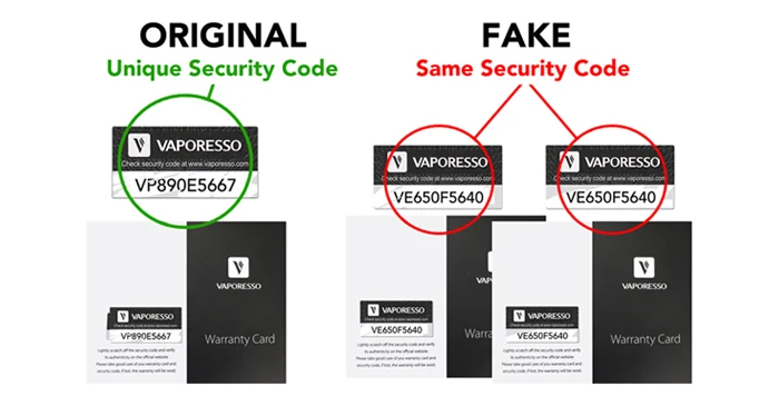 Vaporesso Certification