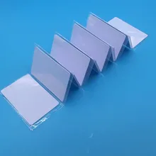 ISO18000-6C ПВХ метки uhf белый карты 860-960 мГц пассивный Долго Диапазона UHF RFID карты