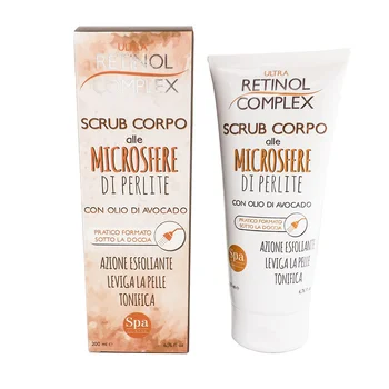 

RETINOL COMPLEX BODY SCRUB TO MICROBEADS PERLITE WITH AVOCADO OIL 200 ML-0710