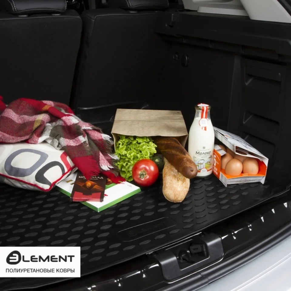 Для Hyundai Creta 2016 2020 Коврик в багажник полиуретан [Element ELEMENT2062B10]|liner| |