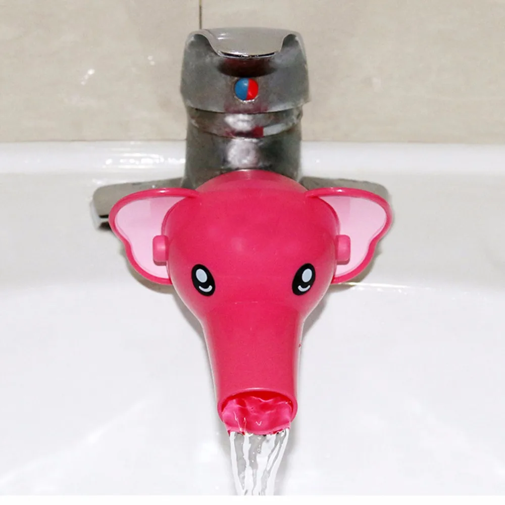 

Cartoon Faucet Extender children animal sink faucet baby sink water tap shower swimming bathroom Shower Products For Kids 1Pc