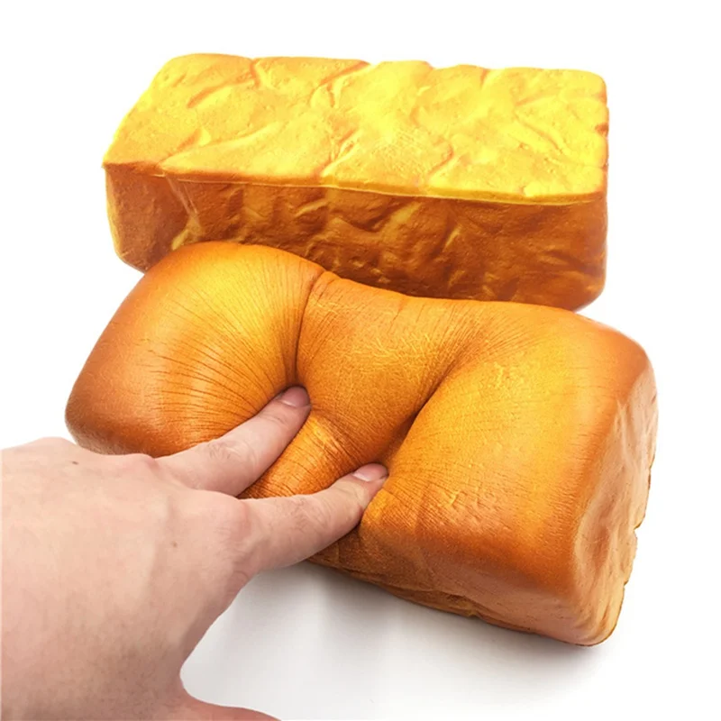 Лучшая сделка для Squishy Fun мягкий Джамбо Тост Хлеб 20 см медленно растет