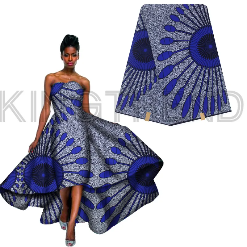 

New arrival 100% cotton African wax cloth Hollandais wax high quality African super dutch wax for clothe H1709