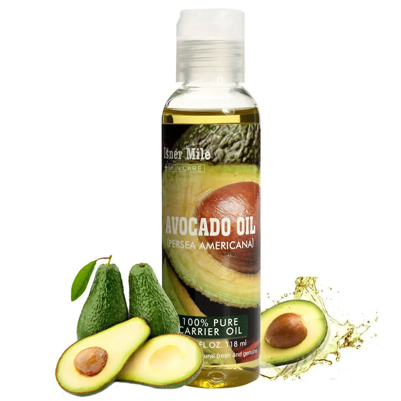 100% puro masaje Natural Spa almendra aguacate Coco aceite esencial prensado en frío hidratante aceite de ricino hidratante cuidado del cabello