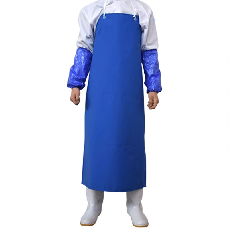 

Chef Workwear Bib Household Cleaning Tools Waterproof PVC Apron Men Women Anti-Oil Apron Butcher Cooking Apron