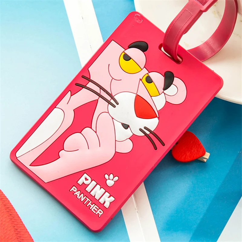 

2018 fashion cartoon silicone luggage tag shipping card creative boarding pass listing luggage tag