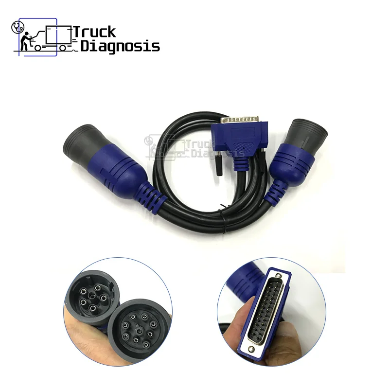 

6 + 9 Pin Cable for Protocol Adapter 5 universal Heavy Duty Truck Diagnostic tool scanner